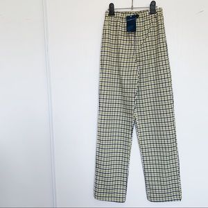 Brandy Melville plaid gingham Tilden pants